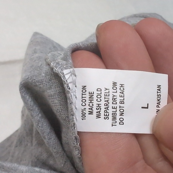 Original Boyfriend Tee by Popular Sport Grey Bear Tee Size Large - Picture 4 of 5